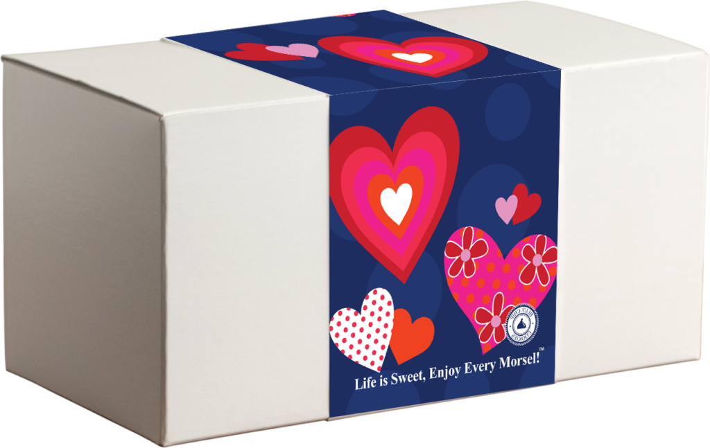 Heart Gift Box of Cookies
