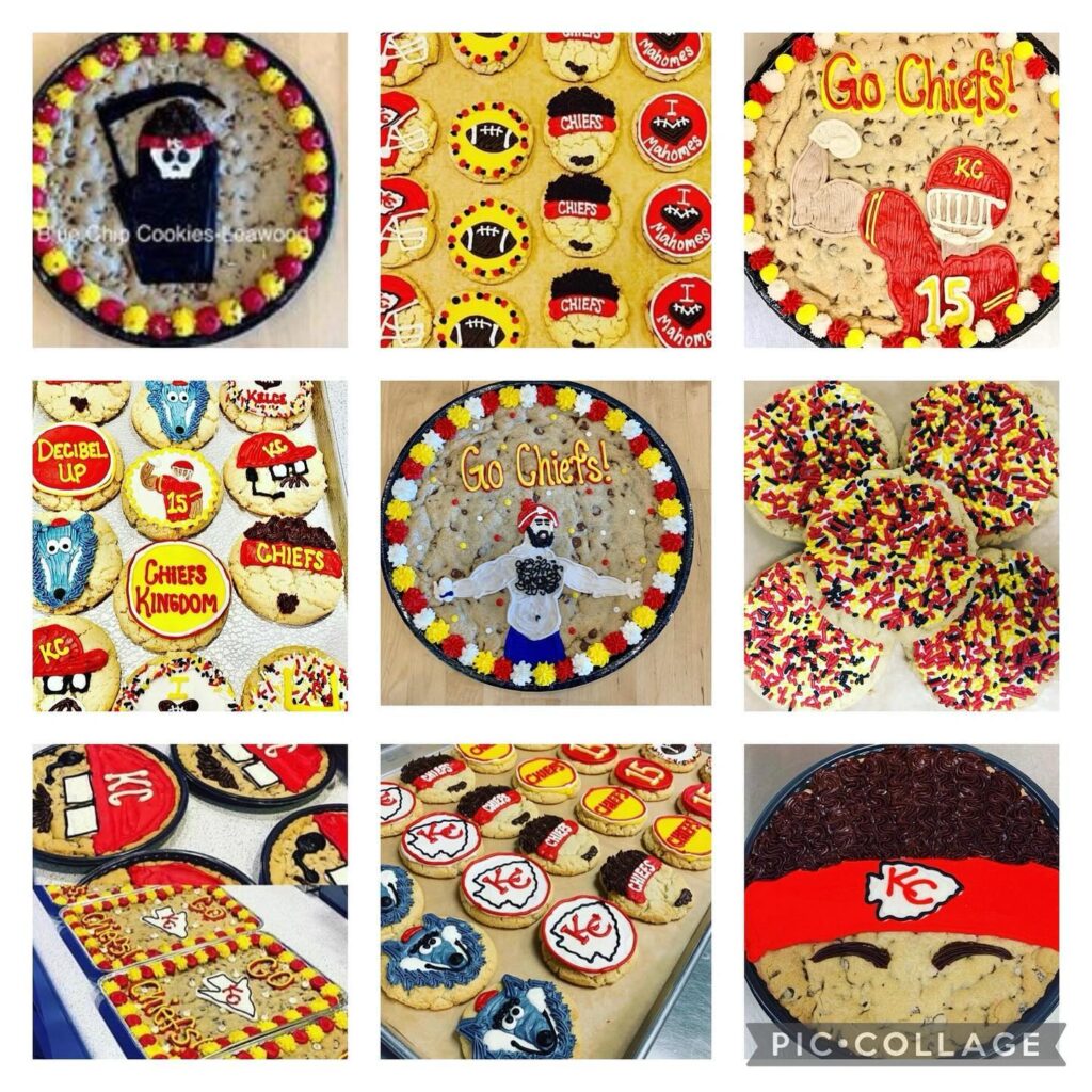 Blue Chip Cookies Leawood famous Decorated Cakes and Cookies