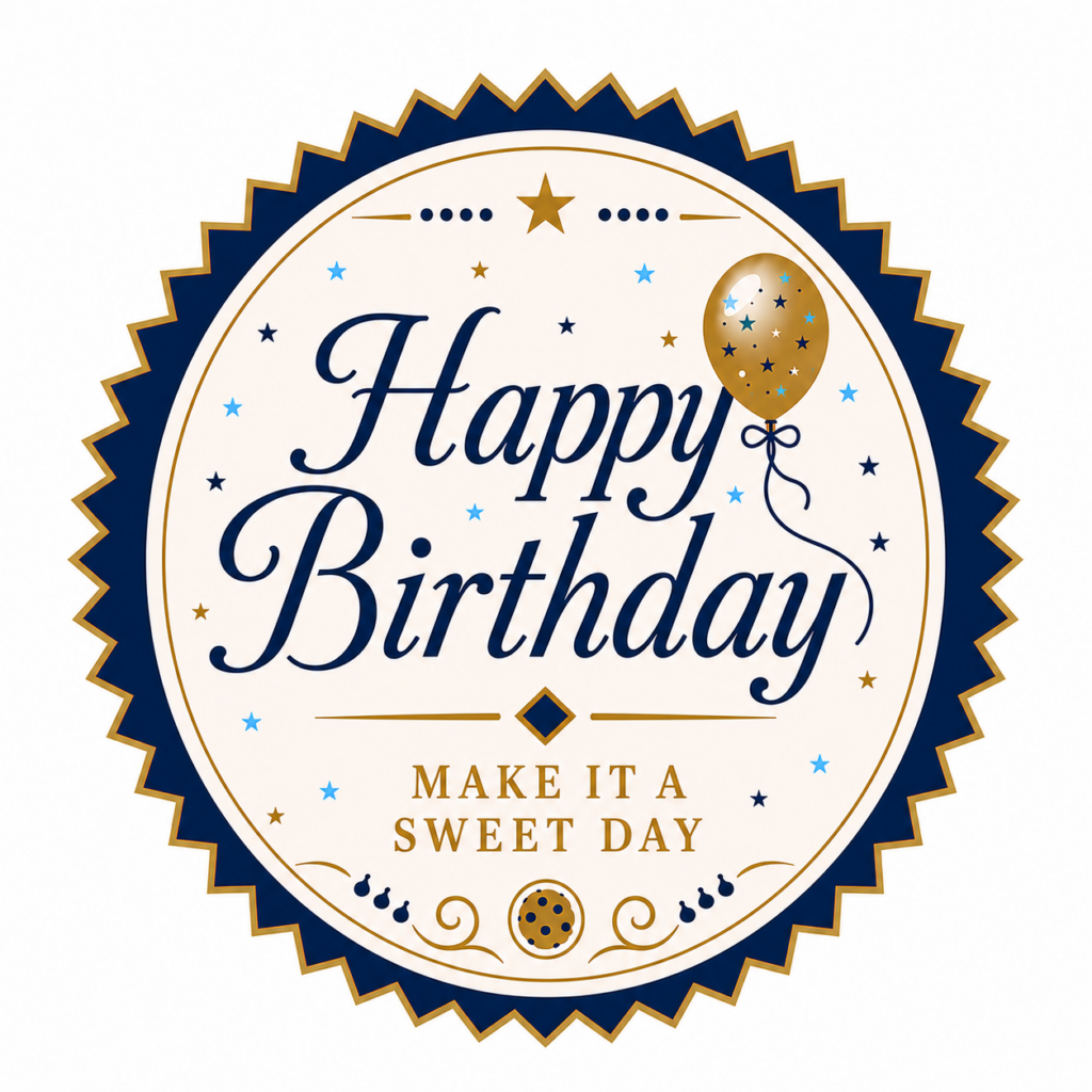 Happy Birthday Gourmet Cookie Box for Business Gifting